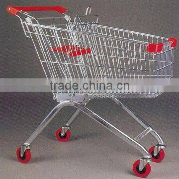 Chrome Shopping trolley 210L chorme plating