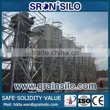 Corrosion and Rust protection Hot Galvanized Feed Silos for Sale