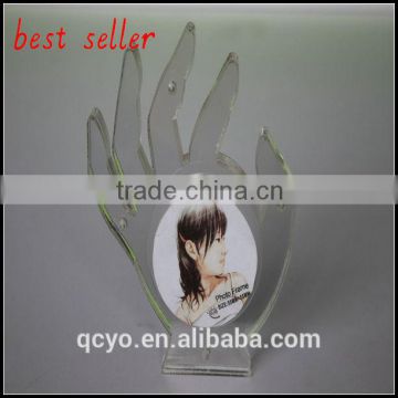 hand shape graceful exquisite acrylic magnetic photo frame alibaba website