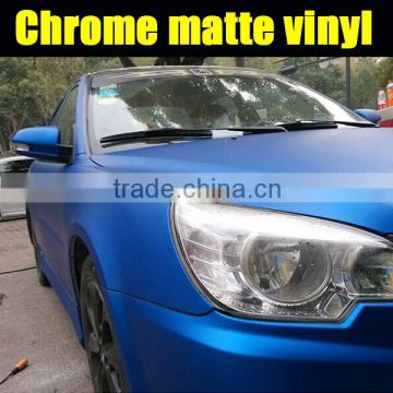 Matte Chrome Vinyl Car Wrap ,Factory Directly Price