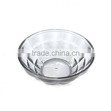 reusable PS round clear plastic bowl