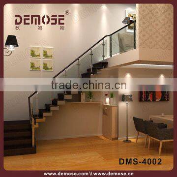 stainless steel staircases handrails design marble floating stairs