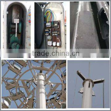 30m Q235 Hot Dip Galvanized High Mast Flood Light Pole/tower With Auto Lifting System photo-4