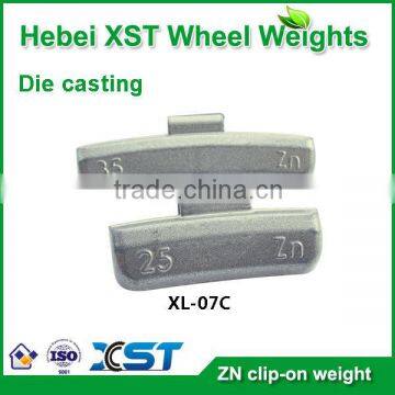 zinc alloy wheel balancing weights