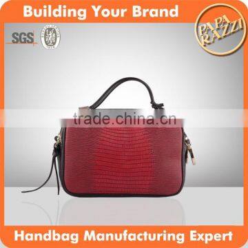 M3522 Wholesale Lizard Handbags Cross Body Bag Red Shoulder PU Bags