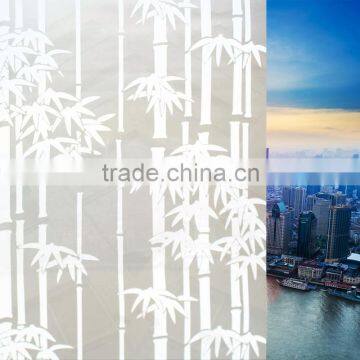 PVC Decorative Film for Glass Door and Window,China Bamboo Pattern Decorative Film for Home and Office photo-3