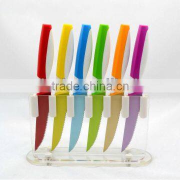 6pcs Non-stick Steak Knives