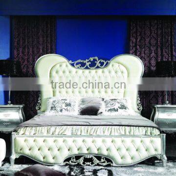 bedroom furniture / home furniture/silver foil bedroom set for hotel MY-A5002