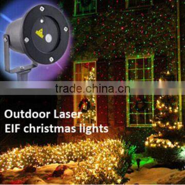 Outdoor Moving Laser Light Red Green Star Christmas Laser Light