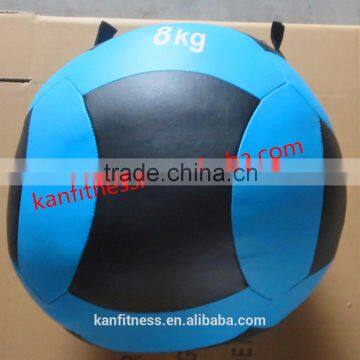 Blue Medicine ball/Wall ball/Soft medicine ball/ pu ball