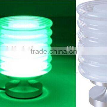 Cylindrical shape table lamp originality 3w colorful led light