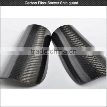 Custom design carbon fiber soccer shin guard football shinguard