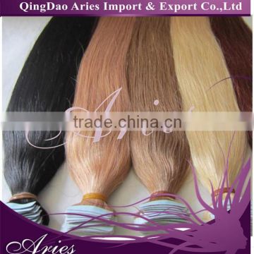 top quality tape skin weft seamless hair extensions black straight