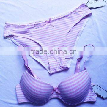 Manufactory high quality OEM G-string women underwear cute bra and panty sets