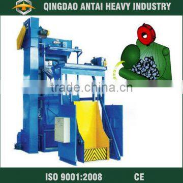 tumble blet shot blasting machine /derusting desaclling equipment