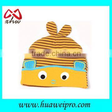 Winter baby cotton hat Crochet Kids knit beanie cute fish look bonnet high quality Handmade baby knitted hat