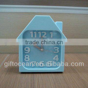 plastic square sweep desk alarm 3D dial clock