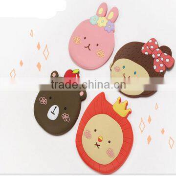 2014 Hot Mini Lovely Cosmetic Silicone Mirror for Teen