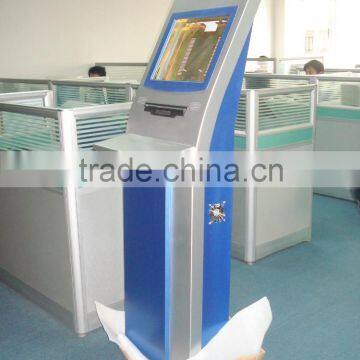 Customized metal free standing display unit