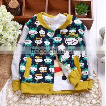 Spring 2015 spring new models of small children's clothing baby boy clothes, baby clothes cardigan children baseball uniform jac