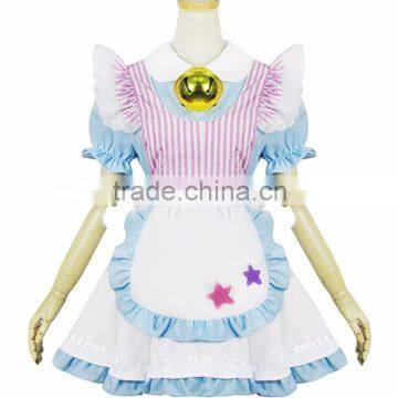 2016 Newest Arrive Sexy Fantasy Cosplay French Maid Costume Uniform Dress