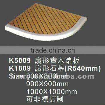 Hot! Sector Plastic Wood Shower Tray (K5009)