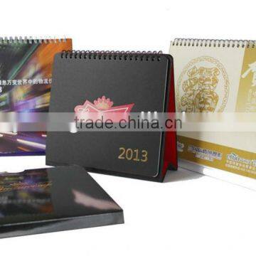 Spiral Paper table top calendar 2014