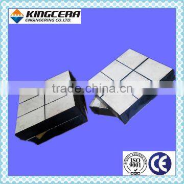 Wear&impact Resistant Alumina Ceramic Rubber Liner(300*400*63mm) photo-3