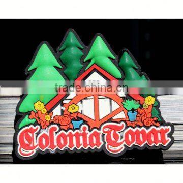 TOURIST SOUVENIR decorative refrigerator magnets,Customized Rubber Colonia Tovar Venezuela FRIDGE MAGNET ---DH20730