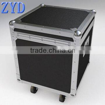 Hard flight road work rolling case aluminum case with wheels (ZYD-GJ8702)