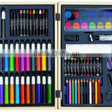 85pcs Wooden Box Drawing Art Set