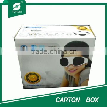 FANCY PRINTED CUSTOM PACKAGING WHITE CARTON BOX