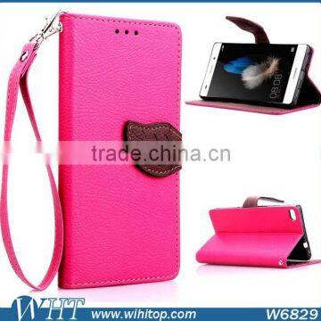 Luxury Wallet Leather Case for Huawei P8 Lite, Smartphone Accessory New Product photo-3