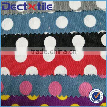 cute polka dots pattern canvas teepee fabric for teepees or children tents