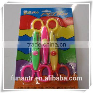 5 inch flower lace scissors for school kids for promotion(OI06018)