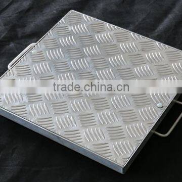 Aluminum Square Recessed Manhole Covers-C1-Alum Size 300*300 --1000*1000mm