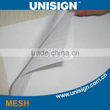 Unisign Good Quality Advertisement Banner Printing Material Pvc Coated Polyester Mesh Fabric photo-4