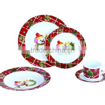 2014 Christams melamine dinnerware sets