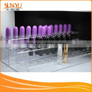 Transparent 3 layer nail polish acrylic display