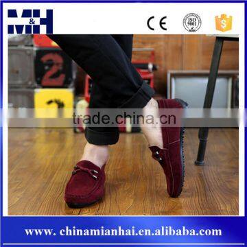 Soft Sole Casual Shoe Fashion Red Loafers For Men