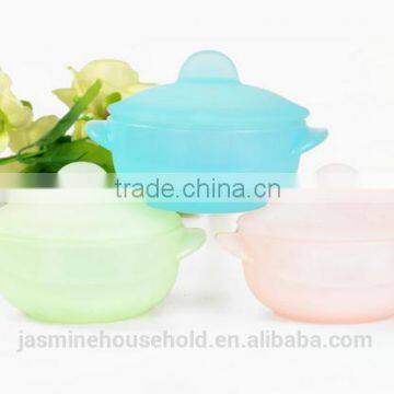Popular High Quality BPA Free Mini Silicone Suction Baby Bowls