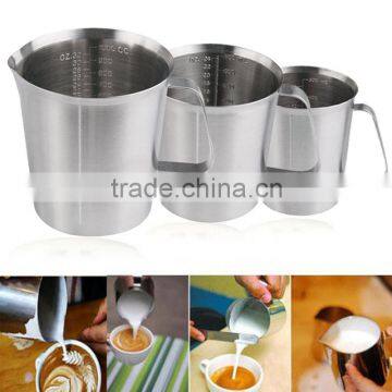 New Stainless Steel Cup Graduated Glass Liquid Measuring Cups 500/700/1000ML