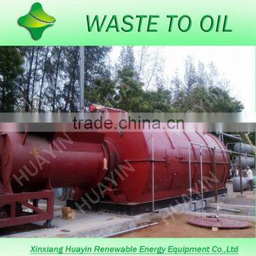 Waste Tire Pyrolysis to Biodiesel Oil Plant Facility