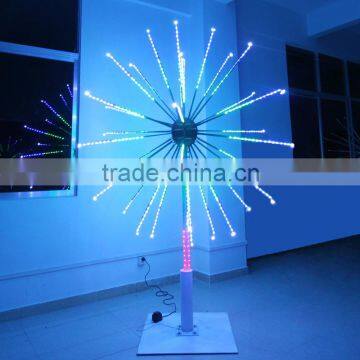 Stainless Steel Garden Decorative LED Fireworks Light for Celebration