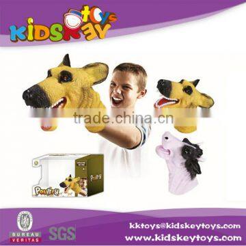 New hand puppet soft plastic farm animal toy dog toy hand puppet