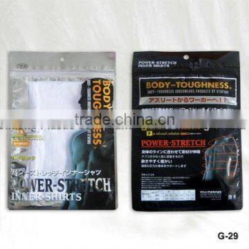 High Quality Zipper Plastic Garment Packaging Bag photo-3