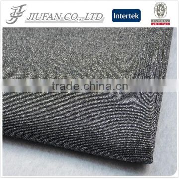 Jiufan Textile cut and sew poly viscose lurex with spandex knit fancy fabric                        
                                                Quality Choice