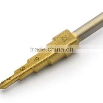 New 3Pcs Large HSS Steel Step Cone Drill Titanium Bit Set for Hole 4-12/20/32mm TK1066 photo-4