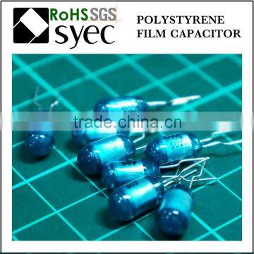 Tight Tolerances Radial Lead 10J 50V Polystyrene Film Capacitor