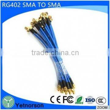 Manufactory price for RF jumper cable coaxial cable RG 402 with SMA connector